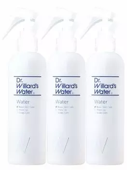Willard Water 220 мл x 3 флакона набор спрей Dr.. (насадка для тела)