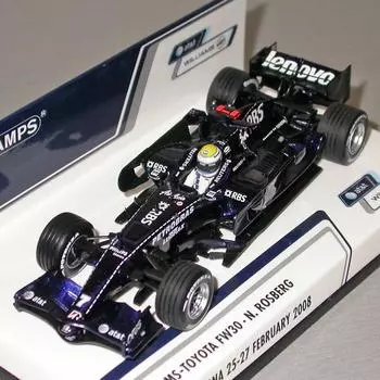 Williams Toyota FW30 Rosberg Барселона Тест [MINICHAMPS] 1/43 08/2/25-27