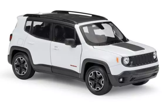 Willy Jeep Renegade Белый литой автомобиль полный продукт 24071W Белый 1/24 белый