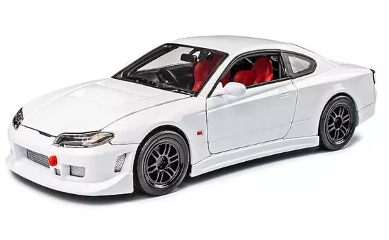 Willy Nissan Silvia White Diecast Car Complete Product Белый 1/24 S-15 22485NS-W белый