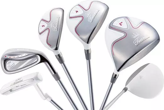 Wilson Club Set Tiara Ladies Club Set of 8 Carbon Ladies Tiara MODA Right White Loft 14 21 29 32 40 44 55 3 градуса PT L Угол 1w градус, 4w белый