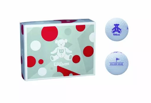 Wilson Golf Ball BEAR4 Dozen White