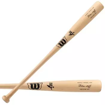 Wilson Hardball деревянная бита WS (Штат Уилсона) Клен 23M Тип Натуральный 8690 WBW20010108690HWY23M