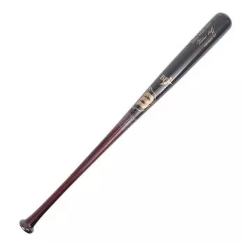 Wilson Hardball Wooden Bat WS (Wilson Staff) Maple High Density W2S-T Type RedwoodBlack 8488 WBW20060108488HWYW2S