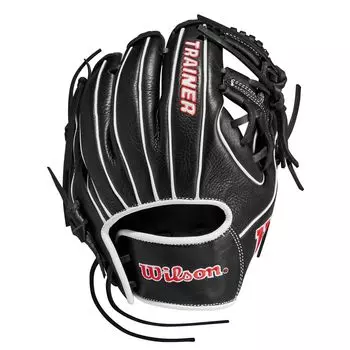 Wilson Rigid Baseball Glove TRAINER DUAL Training Infielder Black WBW103188/WBW10090910 чёрный