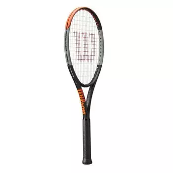 Wilson Rigid Tennis Racket BURN 100S 100S Grip Size 1 WR044811U1 [Frame Only] V4.0 (Burn V4.0) Black/Gray/Orange
