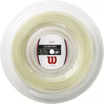 Wilson Tennis String NXT 16 WRZ912700 Gut 200m Reel Wilson (200m Reel) Multi-filament