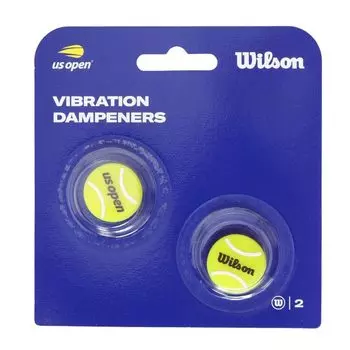 Wilson Tennis Vibration Stop US OPEN TENNIS BALL DAMPENERS 2 pieces WR8444401001 Yellow