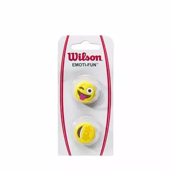 Wilson Tennis WINKING TONGUE OUT STAR EYES DAMPENER Yellow WR8405201001 Anti-Vibration