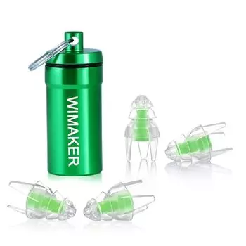 Wimaker беруши для сна жидкий силиконовый каучук 2 пары разного размера звукоизолирующие беруши промываются водой фильтр от храпа для сна шум