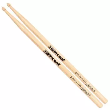 Wincent Signature Drumstick DANIEL ERLANDS Hickory 406 X 15mm W-DES []