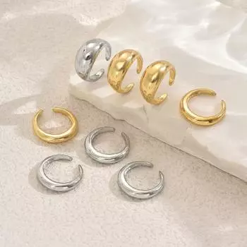 Wind jewelry, niche glossy geometric ring design ring set, versatile high-end open ring