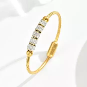 Wind shein hot selling women s bracelet geometric setting diamond design magnetic bracelet versatile jewelry