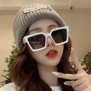 Wind Square Sunglasses, Large Frame Trendy Street Sunglasses, Personalized Trendy Glasses