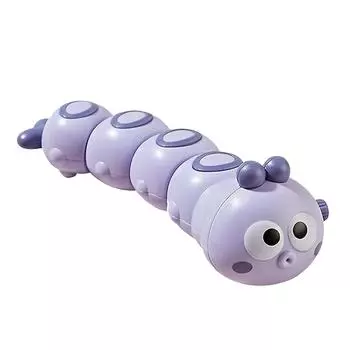 Wind Up Toy, Wind Up Caterpillar Toy, Suitable For Boys And Girls Aged 3+, Six Colors Optional, Educational Toy One Size фиолетовый