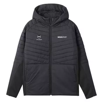 Windbreaker Descente AERO CAPSULE Hybrid Full Zip Hoodie Lightweight Thermal Water Repellent Stretch Training L [Move Sports] BK00(ST4FJK70M)