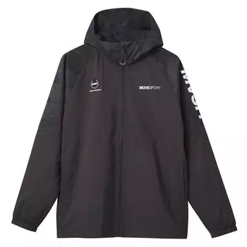 Windbreaker Descente HEATNAVI TOUGH All Over Pattern Graphic Full Zip Hoodie Training BKBK XO [Move Sports]