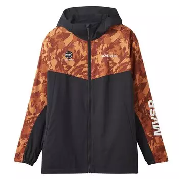 Windbreaker Descente HEATNAVI TOUGH All Over Pattern Graphic Full Zip Hoodie Training XA [Move Sports] DMMWJF30(ORBK)