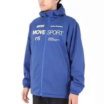 Windbreaker Descente HEATNAVI TOUGH Light Lip Full Zip Hoodie Water Repellent Windproof Training BL S [Move Sports] (DMMWJF32)