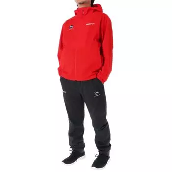 Windbreaker Top and Bottom Set ST4FWB32M M Size [Move Sports] Men s Red/Black