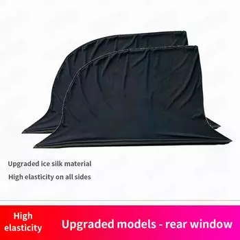 Window Cover Durable Universal Flexible Elastic Mesh Material Easy To Install Car Supplies Mosquito And Light Shield Portable
