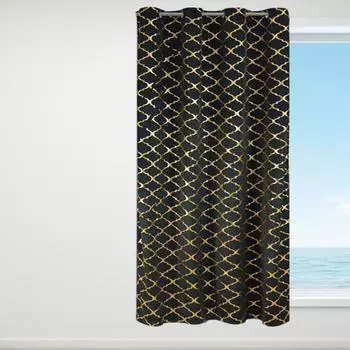 Шторы для окон Прочные дышащие легкие шторы для окон Фонарики Бронзовые шторы Шторы для окон Товары для дома чёрный