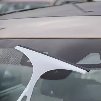 Window Glass Cleaning Wiper Brush Soft Glass Scraper Wiper Cleaner Helper Household Cleaning Tool зелёный