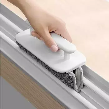 Инструмент для чистки оконных пазов Щетка для мытья окон Инструменты для очистки направляющих раздвижных дверей Ручной очиститель щелей Уборка кухни