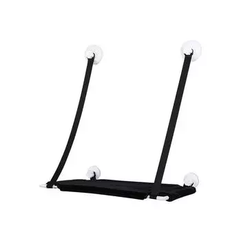 Window Suction Cat Hammock Space Saving Wall Mounted Pet Bed Double Layer Perch Sturdy Fabric Indoor Cat Lounger Easy Install Pet Resting Spot Single Layer