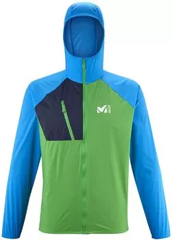 Windproof Jacket Intense Light Jacket INTENSE LIGHT JKT M BLUE M [Millet] Men s CHLORO/ELECTRIC