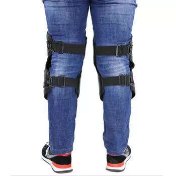 Windproof Leg Protector Mat 2Pcs Motorbike E-bike Riding Warm Knee Pads for Man чёрный