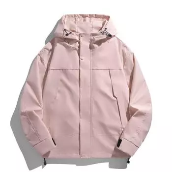 Windproof & Waterproof Japanese Style 3-in-1 Workwear Jacket with Hood M чёрный