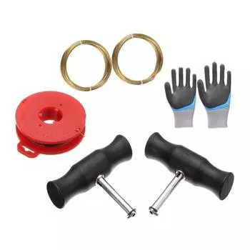 Windshield Cut Out Wire Car Windshield Repair Removal Tool with Handle Car Window Cutting Wire Disassemble Tool