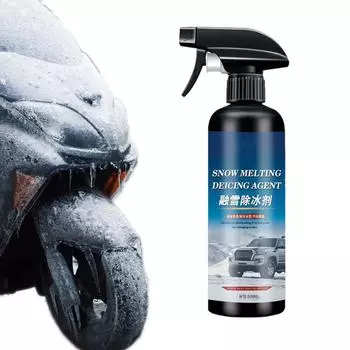 Windshield Deicer Spray Car De-icing Spray 500ml Ice Melt Spray Agent Windshield Glass Defroster Ice And Snow Remover Rapid