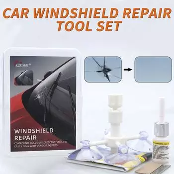 Windshield Repair Kit Quick Fix Car Cracked Glass Windscreen Resin Sealer DIY Auto Window Scratch Crack Restore CHINA