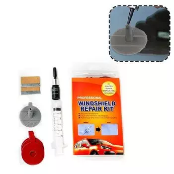 Windshield Repair KitAuto Windshield Glass Repair Tool Set Car Glass Repairing Resin For Windscreen Chip Scratches Bull-Eye Star