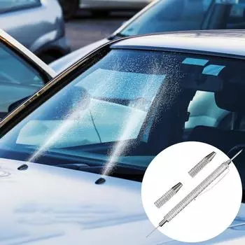 Windshield Sprayer Nozzle Needle 2-in-1 Windscreen Windshield Washer Spray Nozzle Cleaner Needle Windscreen Washer Compact Wiper CHINA
