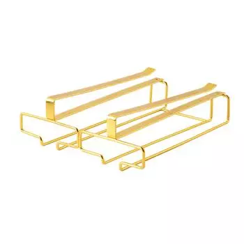Wine Glass Holder Hanging Type Kitchen Storage Rack Convenient Practical High Legged Glass Holder Household Accessories чёрный