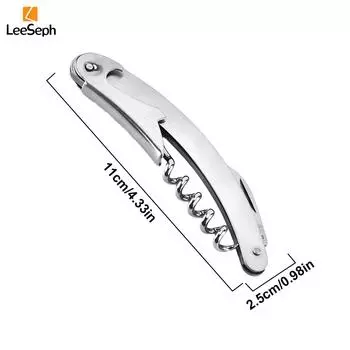 Wine Opener, Classic All-in-one Corkscrew Bottle Opener, Stainless Steel Beer Opener, Wine Tool Accessories for Bar, Restaurant