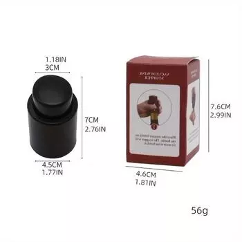 Wine Plug Vacuum Retain Freshness Champagne Stopper Red Wine Stopper Stainless Steel Wine Bottle Cap Leak-Proof Sealing
