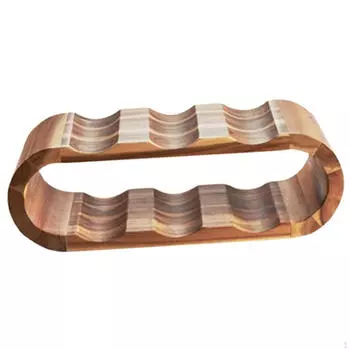 Держатель для винной полки для хранения и демонстрации на столешнице или прилавке 37.49x15.87x12.06cm