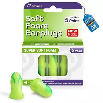 Winner 2024 BEZIIEE беруши для сна, уровень шумоподавления = 36 дБ, идеально подходят для сна, также можно использовать во время путешествий, работы, учебы и концертов, 5