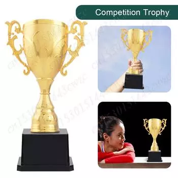 Winner Trophies with Base Gold Trophy Creative Achievement Prize Award Trophy for Kids Competition Reward