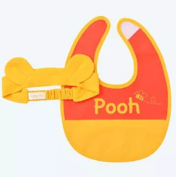 Winnie the Pooh Baby Bib Bib BABY Baby Case Tokyo Disney Resort Exclusive Baby Shower Present Gift [TokyoDisneyResort]