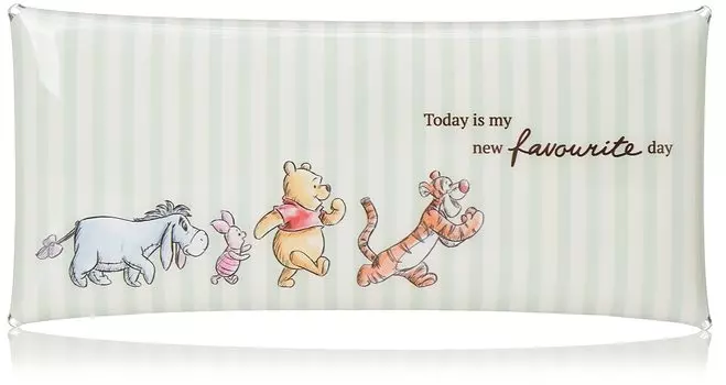 Winnie the Pooh Pencil Case Pencil Case Accessory Holder Stationery Clear Multi Case L Size 0138 Green [Disney] Women s (MCPH-092)