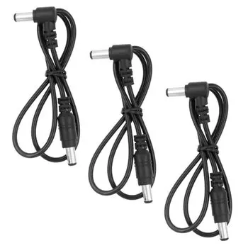 winova Effects DC Power Cable Guitar Pedal Patch Cable Set of 3 Male-Male