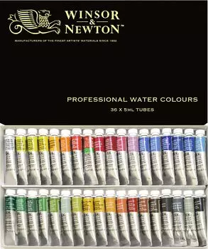 Winsor Newton Акварельные краски Winsor Newton Professional Watercolor 36 Color Set 5ml 18809836 & &