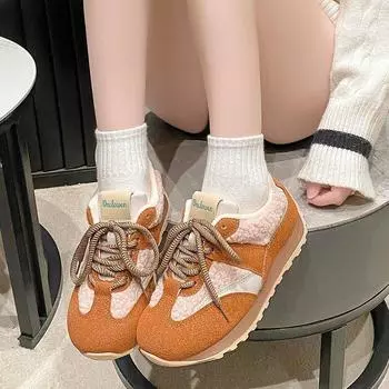 Winter 2024 new retro versatile soft-soled casual student sports shoes Forrest Gump shoes Maillard training shoes women 35