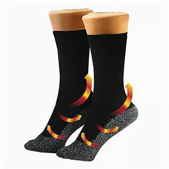 Winter 35 Aluminized Keep Feet Warm Long Sock Тепловолоконная изоляция под носками S M