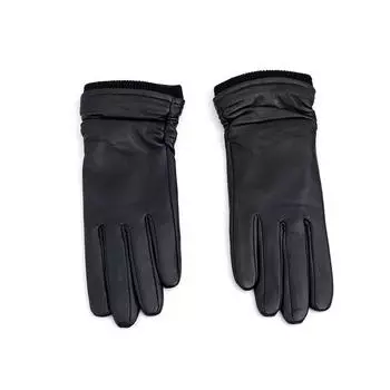 Winter Adult Genuine Leather Gloves Sheepskin Gloves Women s Warm and Fashionable Windproof Gloves for Driving and Cycling 24*16*2CM